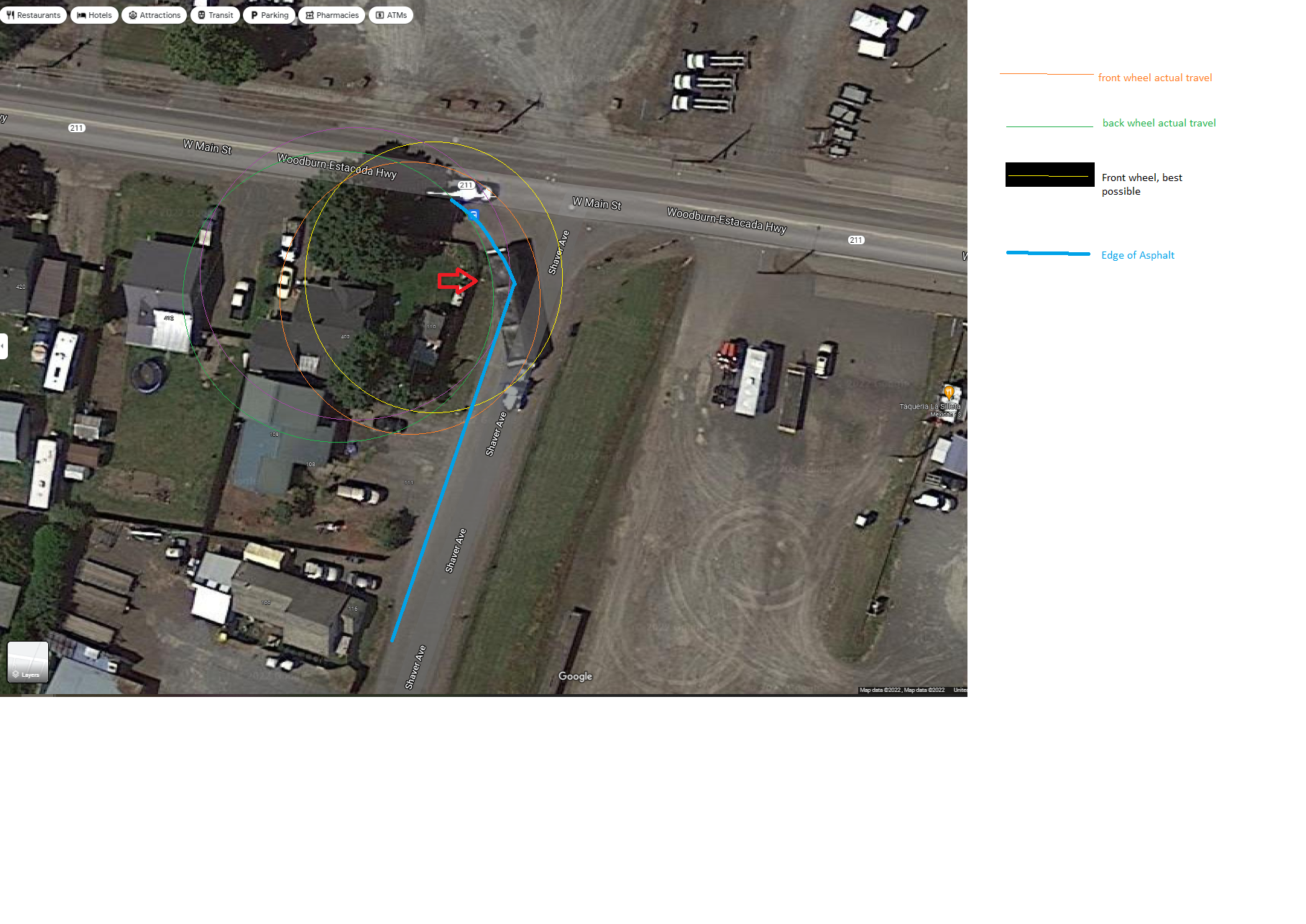 Shaver Street Hole, existing conditions