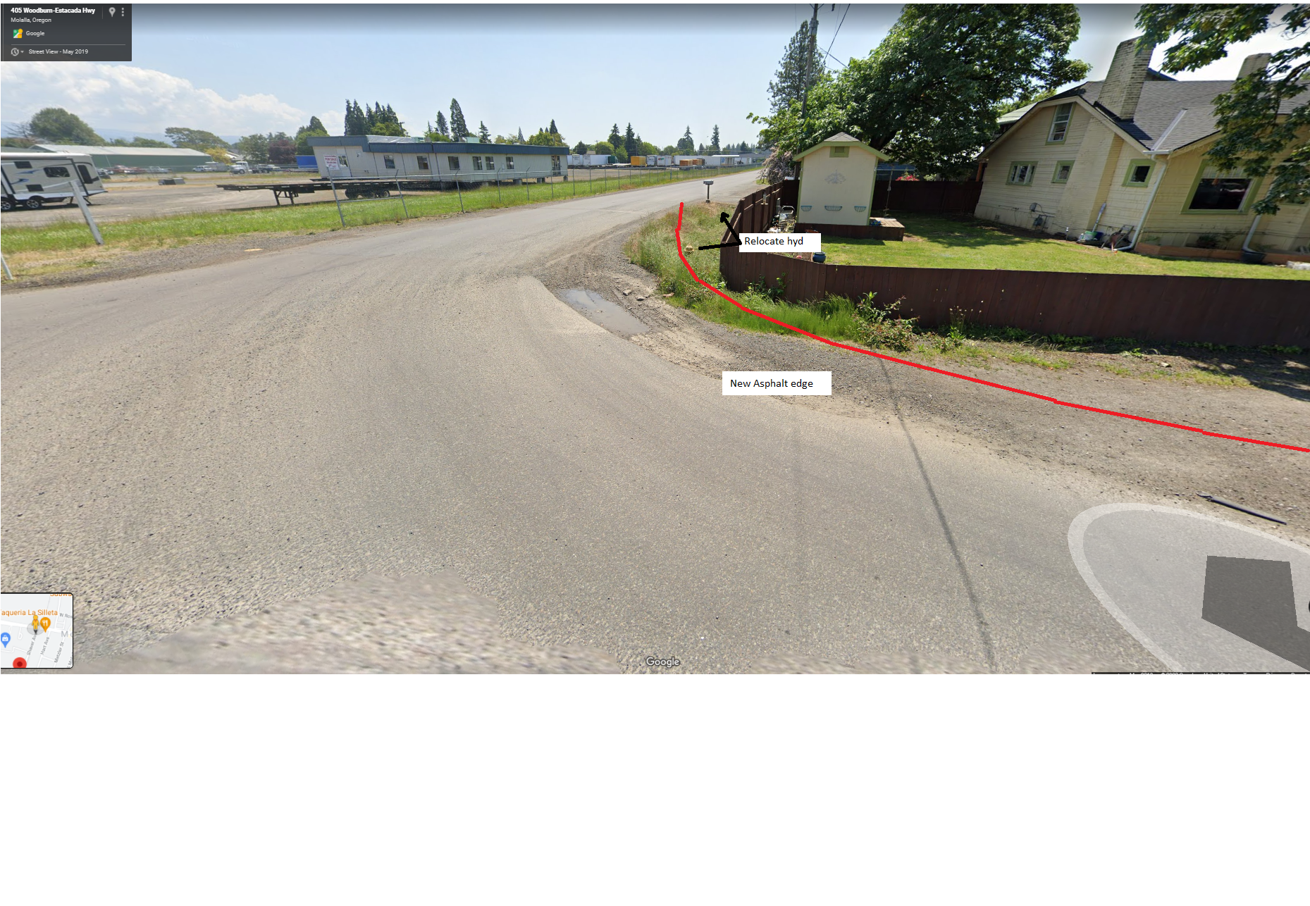 Shaver Street Hole, Street View